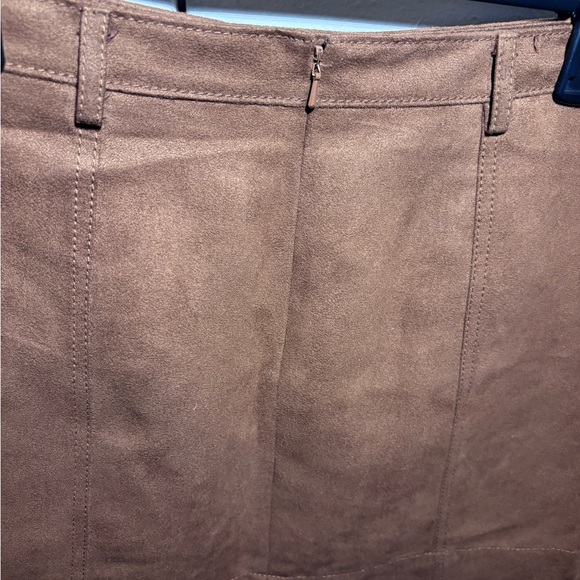 Hinge by Nordstrom Faux Suede Mini Skirt - Picture 12 of 12